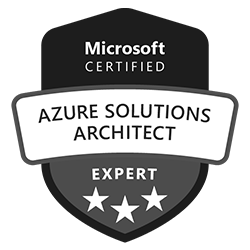 Azure solutions architect certified