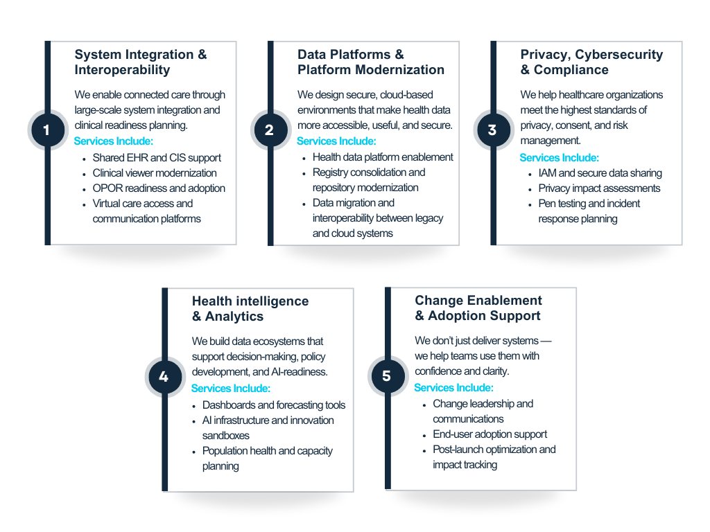Healthcare Core Pillars